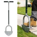 ORIENTOOLS Manual Lawn Edger Tool, 102cm Long Handle Garden Edger for Clean Borders, Steel Hand Edger with Wide 44cm Blade for Flower Beds, Grass & Yard Edging, 2.2kg Lightweight
