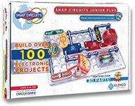 Snap Circuits JR. Plus SC-110 Electronics Exploration Kit | Over 110 Stem Projects | Full Color Project Manual | 30+ Parts | Stem Educational Toy for Kids 8+