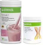 HERBALIFE Weight Loss Combo Pack F1 Rose Kheer Shake + Personalized Protein Powder (700 g, Rose Kheer)