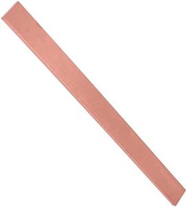 C110 Copper Flat Bar, 1/8" Thickness x 1" Width x 12" Length Copper Flat Bar Stock, 3mm x 25mm x 305mm