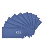 King of Flash 10 x Blue Superfine Microfiber Cleaning Cloths For Mobile Phones, Glasses, Tablets, TV, Sunglasses, Screens, Camera Lens Cleaners (10 Pack Cloth)