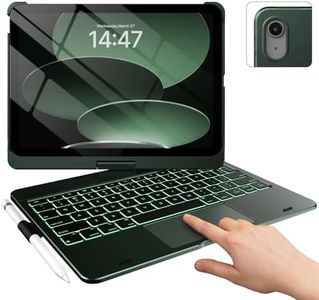typecase Touch iPad A16 11th/10th Gen Case with Keyboard, 360° Rotating