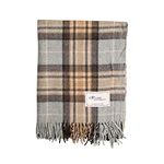 The Scotland Kilt Company Knee Travel Rug Tartan Wool Blanket - MacKellar - Fringed Edges, Lightweight, Soft Machine Washable Plaid Shawl