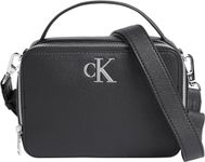 Calvin Klein Jeans Women's Minimal Monogram Camera BAG18 K60K610683 Crossovers, Black (Black), OS