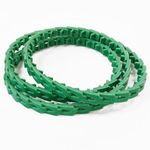 10 FT Power Twist V Belt,1/2-Inch x 10 Feet A Type.V Belt Adjustable Link V-Belts- A/4L Type A Link Belt for Table Saw/Wood Lathe/Drill Presses Green