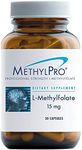 MethylPro L-Methylfolate 15 mg - 15000 mcg Professional Strength Active Folate, 5-MTHF (30 Capsules)