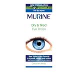 Murine Dry & Tired Eye Relief Eye Drops with a Triple Action Formula That Hydrate, Refresh and Relieve Dry or Tired Eyes, New Formulation,15ml