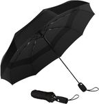 TEC TAVAKKAL Umbrella Automatic Open Travel Umbrella with Wind Vent,Umbrella big size for men, Umbrella for girls, Umbrellas for rain,Windproof Umberalla Large for Man,Women (Black)