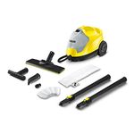 Kärcher Steam Cleaner SC 4 EasyFix, steam pressure: 3.5 bar, heating time: 4 min, power: 2000 W, surface power: 100 m², 2-tank system: 0.5 l+0.8 l, with floor cleaning set EasyFix, nozzles and covers