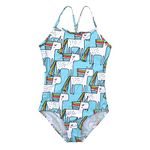 HONISEN Little Toddler Girls One Pieces Swimsuit Quick Dry Swimwear Beach Bathing Suits Unicorn 5T