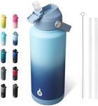 BJPKPK Water Bottle with Straw Lid,