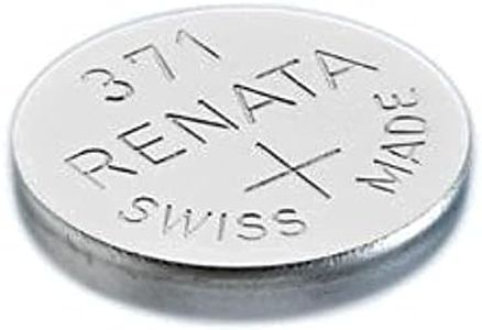 Renata 371 SR920SW Batteries - 1.55V Silver Oxide 371 Watch Battery (2 Count)