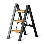 3 Step Ladder Aluminum Lightweight 