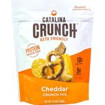 Catalina Crunch Keto Snack Mix | Keto Friendly, Low Carb,No Added Sugar, Protein Snacks - Cheddar, 148g