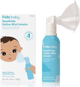 Frida Baby NoseFrida Saline Mist Nasal Inhaler & Mask, Nasal Decongestant Spray for Congestion Relief & Allergy Relief for Babies + Toddlers, Nasal Saline Spray to Soothe Stuffy Nose & Sore Throat