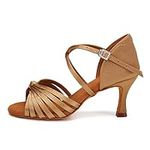 VCIXXVCE Women's Latin Dance Shoes 