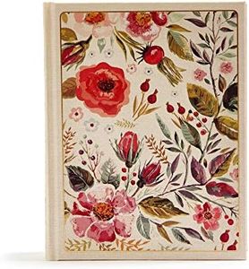 CSB Notetaking Bible, Floral Cloth Over Board, Black Letter, Wide Margins, Journaling Space, Single-Column, Reading Plan, Easy-to-Read Bible Serif Type