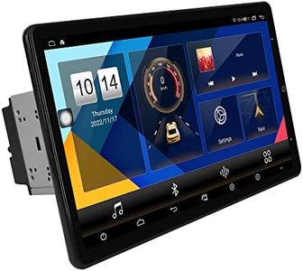 Cidava 13.3 Inch Double Din Car Stereo Android Head Unit, Universal Rotating Radio GPS Navigation Multimedia Music Video Player Touch Screen Wireless Carplay, Android Auto 4GB+64GB Wi-Fi 4G LTE