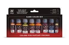 Vallejo Game Color Skintones Acrylic Paint Set - Assorted Colours (Pack of 8)