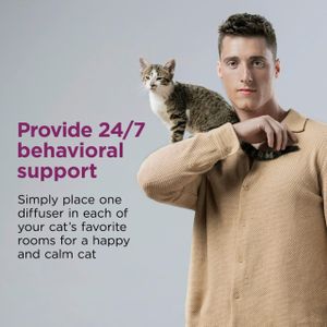 Comfort Zone Cat Calming Diffuser – Stress Relief Plug-In
