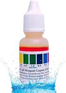 Alkaline, Tap, and Drinking Water pH Test Liquid wht(100-125 Tests) 0.50 Fl Oz (Bigger Bottle) by A2O Water - Made in USA