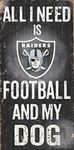 Fan Creations N0640-LVR: Las Vegas Raiders Football and My Dog Sign