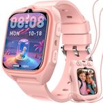 Blackview 4G Kids Smart Watch for Boys Girls with GPS Tracker, LED Torch, SOS, Video Phone Call, Voice Chat, Pedometer Sleep, Games, Camera, School Mode, IP68 Waterproof, Best Gifts for 5-12 Year Olds