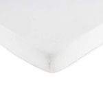 SheetWorld Fitted Baby Bassinet Sheet fits SnuzPod 4 Bedside Crib 16 x 30, 100% Cotton Jersey, Hypoallergenic, Butter Soft, Solid White, Made in USA