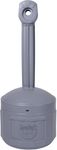 Justrite 26800 Cease-Fire Gray Cigarette Butt Receptacle