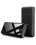 Power Bank 27,000mAh Fast Charging 22.5W, QC 4.0 USB C Input & Output PD 20W, Portable Charger Mobile Phone Battery Black Compatible for Smartphone, iPad and more