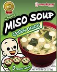 Marukome Miso Inst Green Onion (3-Count), 0.96-Ounce Packages (Pack of 12)