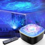 Bozhihong Galaxy Projector, Star Projector Night Light with Remote Control/Timer Function/Built-in Music, LED Projector Light with 8 Lighting Modes for Kids Baby Adults Bedroom/Room Decor/Party/Gift