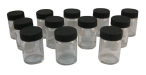 Badger Air-Brush Glass Jars