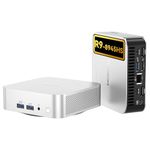 GEEKOM A8 Mini PC Windows 11 Pro, with AMD Ryzen 9 8945HS (Up to 5.2GHz), 32GB DDR5 RAM & 2TB PCIe 4.0 SSD (Expandable), USB4 (40Gbps), Dual HDMI 4K@120Hz, 6×USB/WiFi 6E/BT5.2 for Gaming, Office, Home