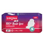 Sirona Max Sanitary Pads for Women | XL (Pack of 30 Pads) | 100% Rash Free & Toxic-Free | Organic Cotton Sanitary Pad | Up to 0% Leakage, Comfortable & High Absorbency