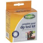 Blagdon Quick & Easy Complete Pond Water Quality Dip Test Kit, Ammonia, Nitrite, Nitrate, pH, Water Hardness (CH & GH),White