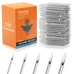 Autdor Ear Nose Piercing Needles - 50PCS Mixed Sizes 12G 14G, 16G, 18G and 20G Individualized Package Ear Piercing Needles for Piercing Supplies Piercing Kit Piercing Tool