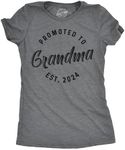 Womens Promoted to Grandma Est 2024