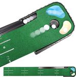 SWINGTEK Golf Putting Mat for Indoor, Putting Green Training Equipment with Ball Return, Mini Golf Practice Training Aid for Home and Office, Golf Gifts