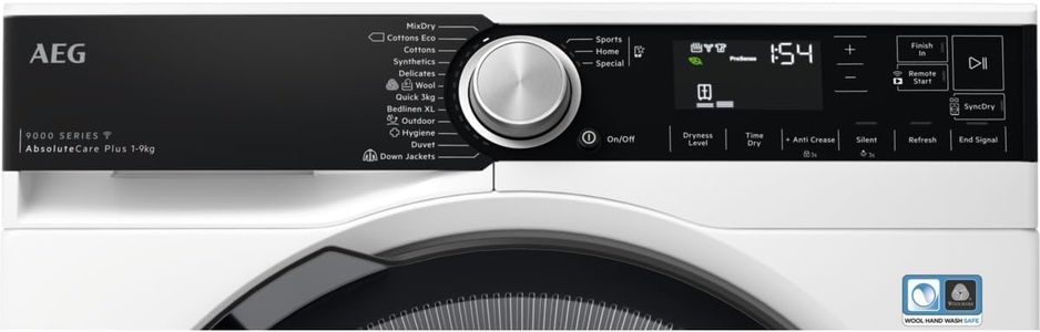 AEG 9kg Heat Pump Dryer – White