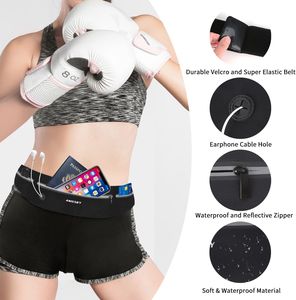HAISSKY Running Belt Waist Pack – Water Resistant, Fits Phones Up to 6.9”