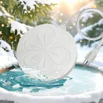 110W Bird Bath Heater for Outdoors in Winter, Submergible Cast Aluminum Chicken Water Heater with Thermostatically Controlled Bird Bath Deicer Pond Deicer for Livestock
