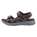 Hush Puppies Men's Castro Sandal Sport, Brown, 9 UK