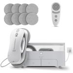 SqueeGBot Smart Window Cleaning Robot, Robotic Window Cleaner for Glass, Tiles, Mirrors, Marble, Edge Detection Technology, Portable, 3000 Pa Suction, AI 5.0 Navigation