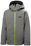 Helly Hansen Junior Unisex Jr Alpha Jacket, Concrete, 8