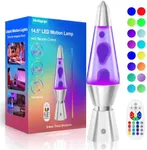 14.5 Inch LED Liquid Motion Lamps with Remote Control, 17 Color Changing Lamp LED Night Light Table Mood Lamp for Living Room Bedroom Office, Christmas Holiday Birthday Gifts for Kids Adults Women Men