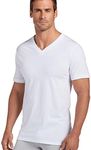 Jockey Men's Undershirt Classic V-Neck T-Shirt - 6 Pack, White, L
