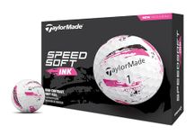 TaylorMade Golf SpeedSoft Ink Pink One Dozen Golf Balls