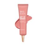 Swiss Beauty Cream It Up Blusher | Highly Pigmented | Long-lasting | Buildable & Blendable | All Skin Types | Shade - Natural Flush, 10ml