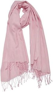 Cashmere Boutique 100% Pure Cashmere Shawl - Soft, Luxury Lightweight, Perfect for Daily Wear or Any Occasion, Long Winter Warm Shawl for Women - Rose Pink, 36" x 80"